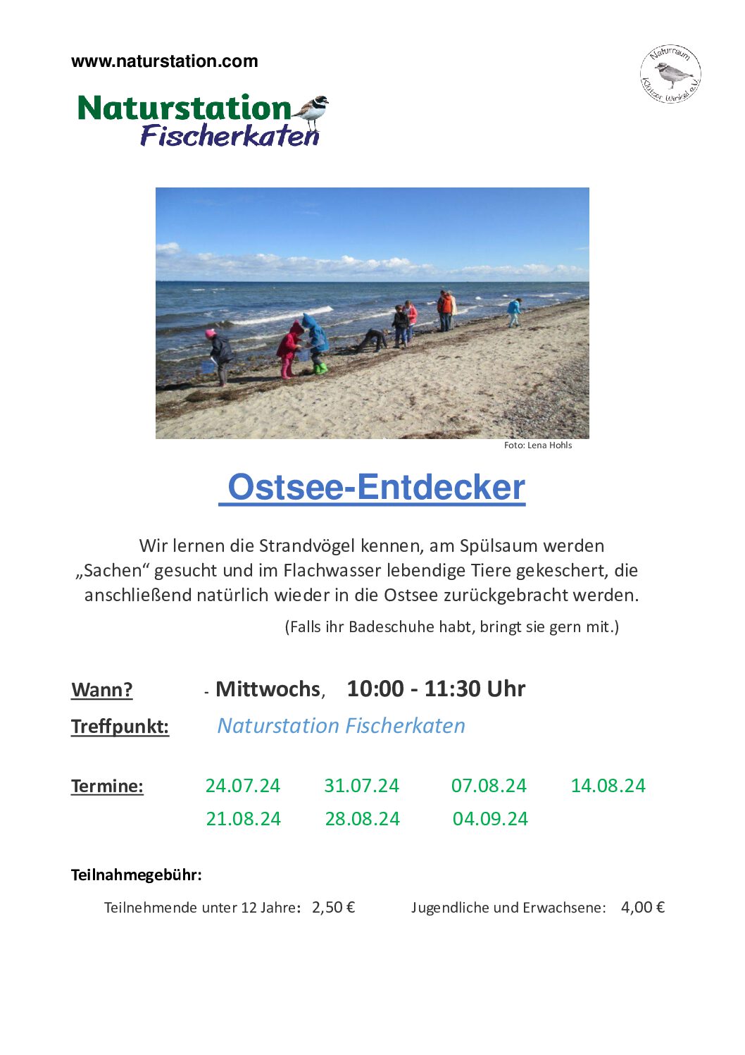 Ostsee-Entdecker Naturstation Fischerkaten