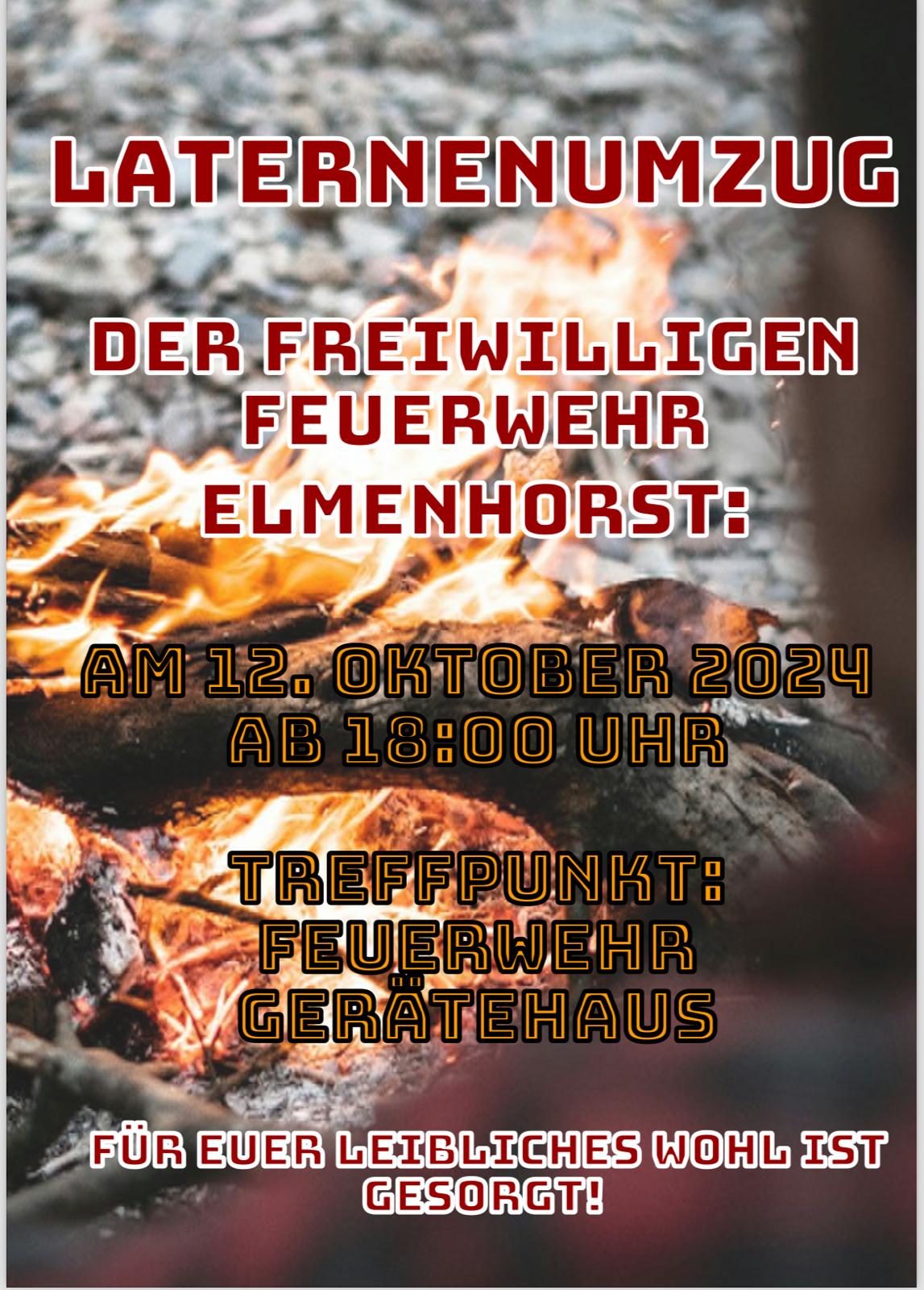 Flyer Laternenumzug Elmenhorst