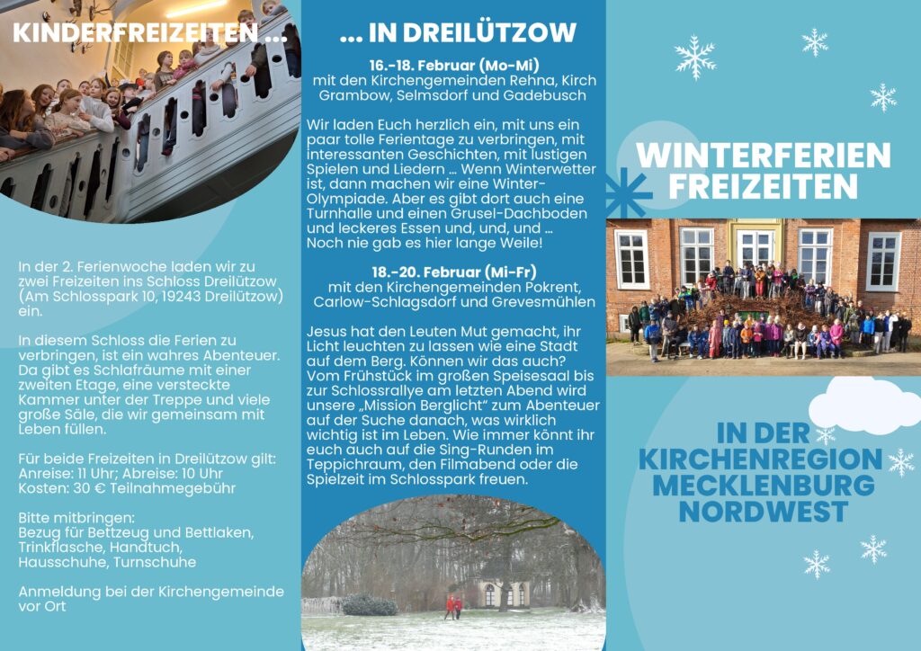 Flyer Winterferien Freizeiten 2026