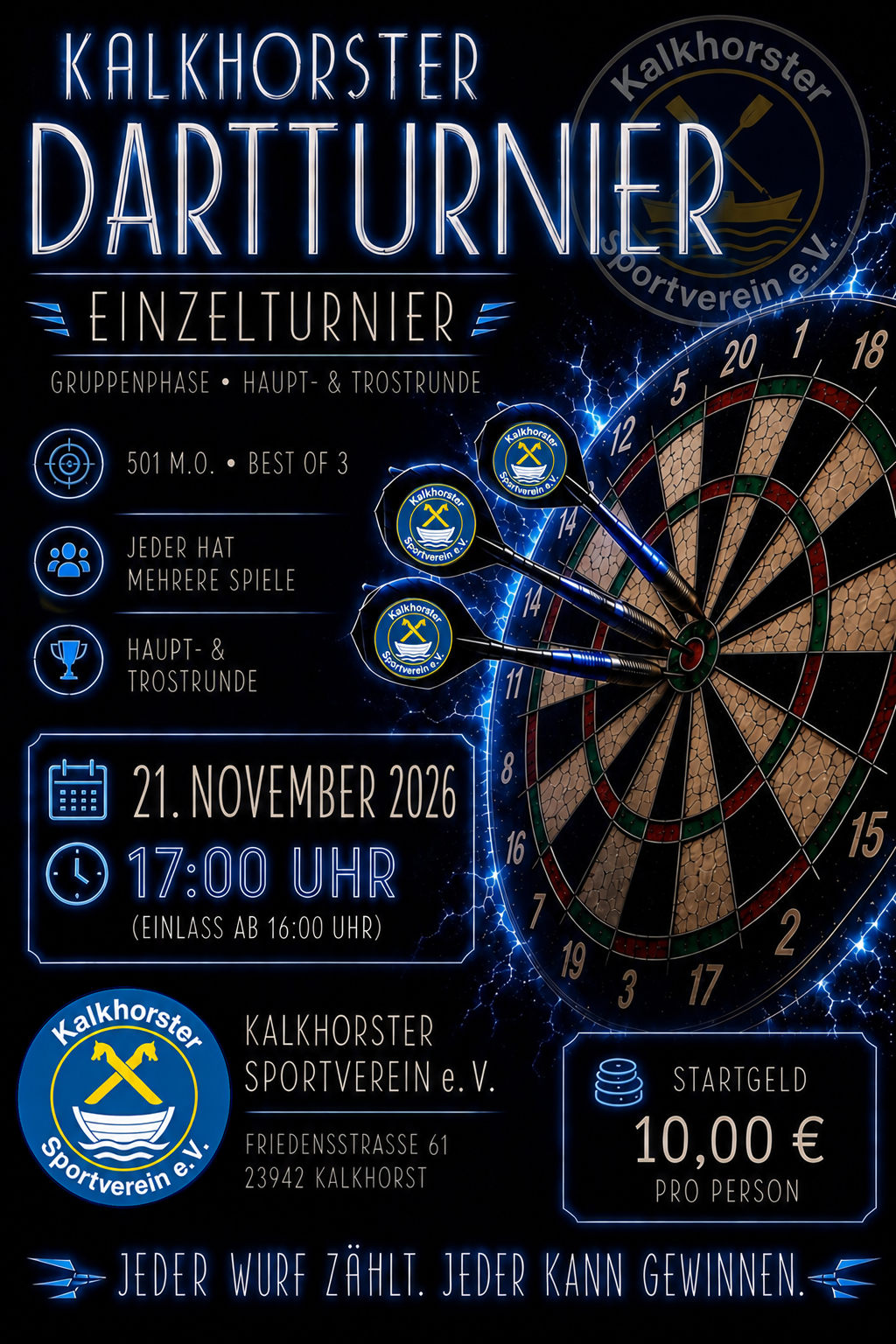 Kalkhorster Dartturnier